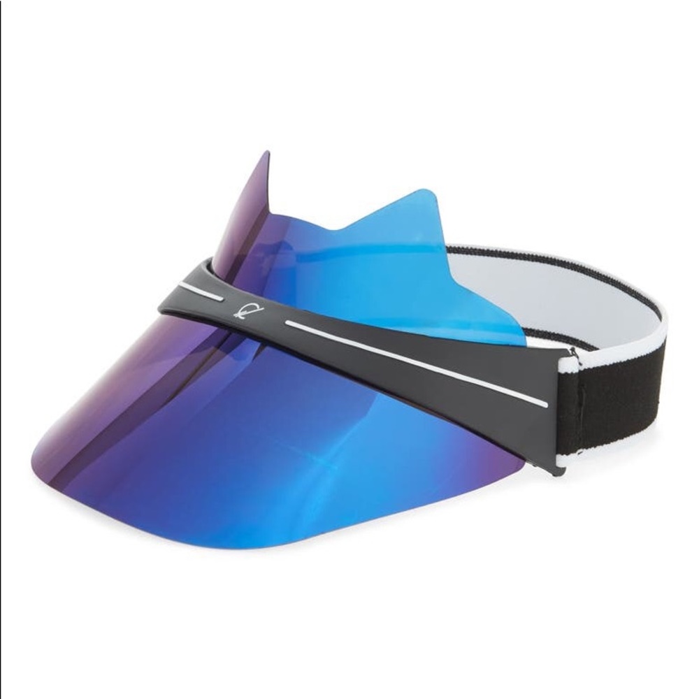 BLUESTONE KITTY LUXE VISOR BLUE NWOT